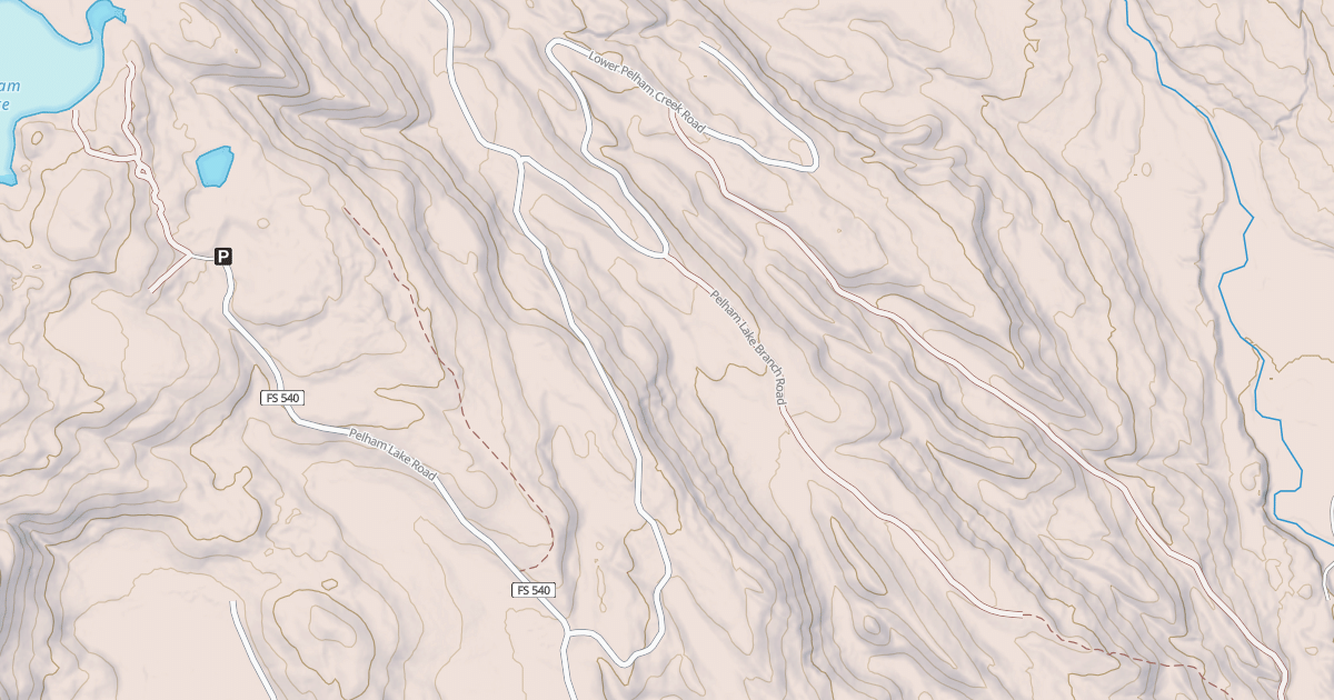Map preview of LOWER PELHAM CREEK