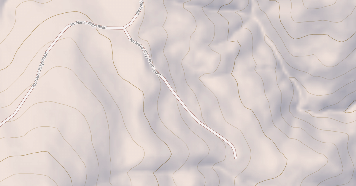 Map preview of NO NAME RIDGE SPUR C