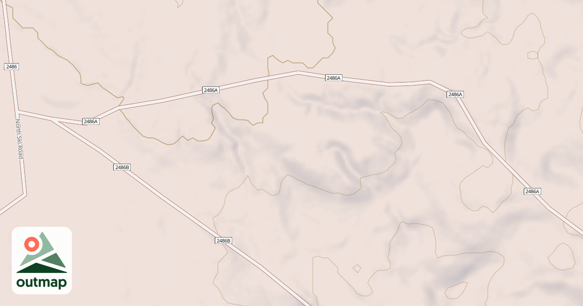 Map of NORTH SKI SPUR A