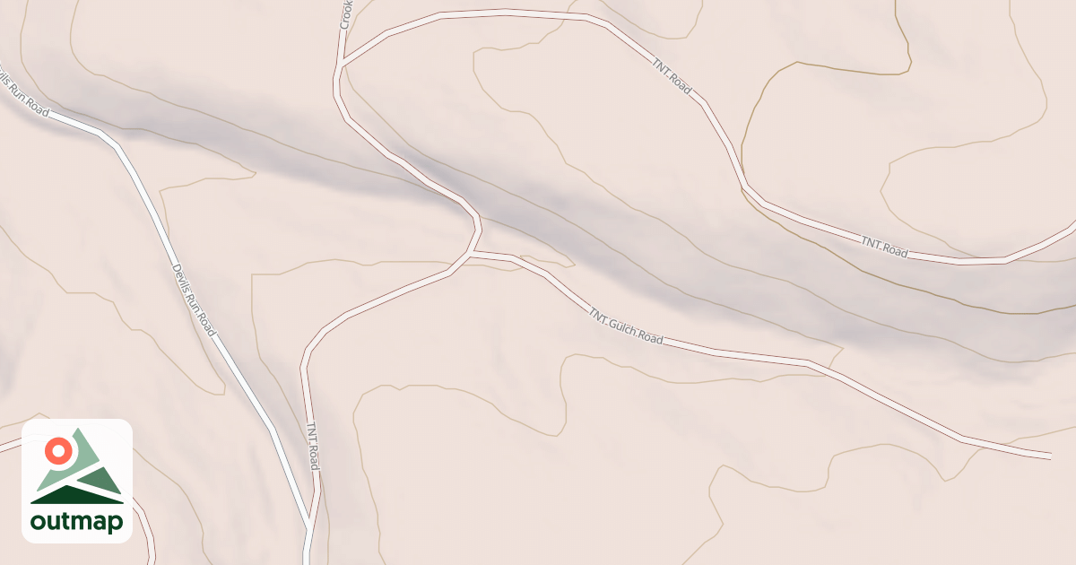 Map of N 432 E TNT