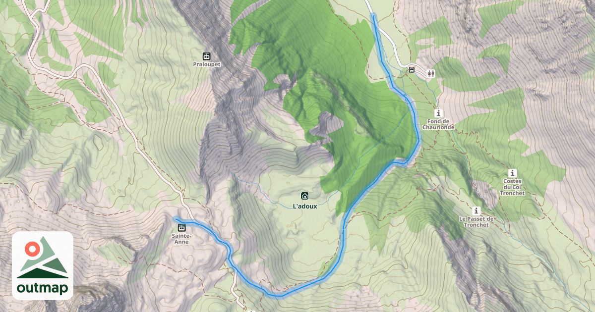 Map of Chaurionde
