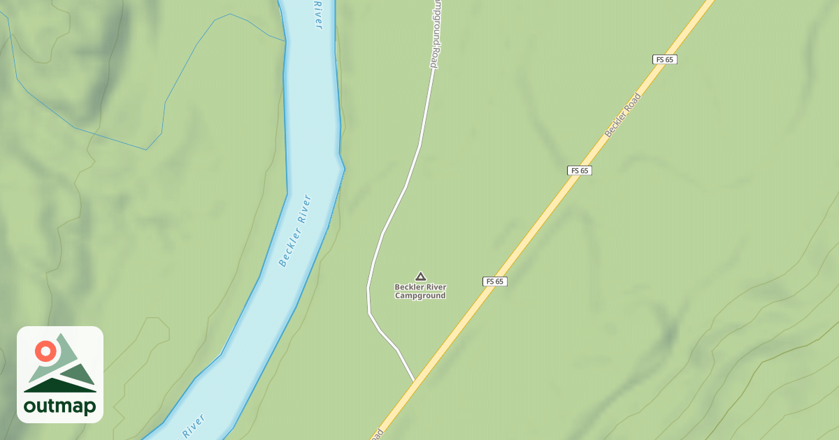 Map of 280-A BECKLER RIV CG