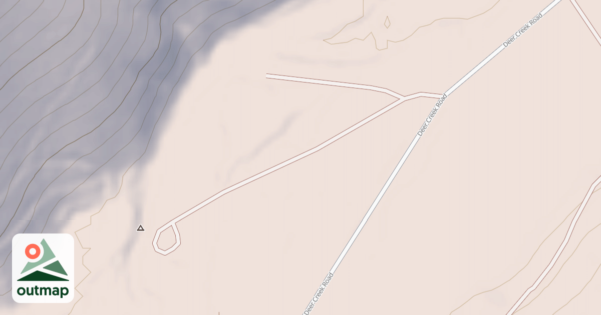 Map of DEER CREEK CAMPSITE