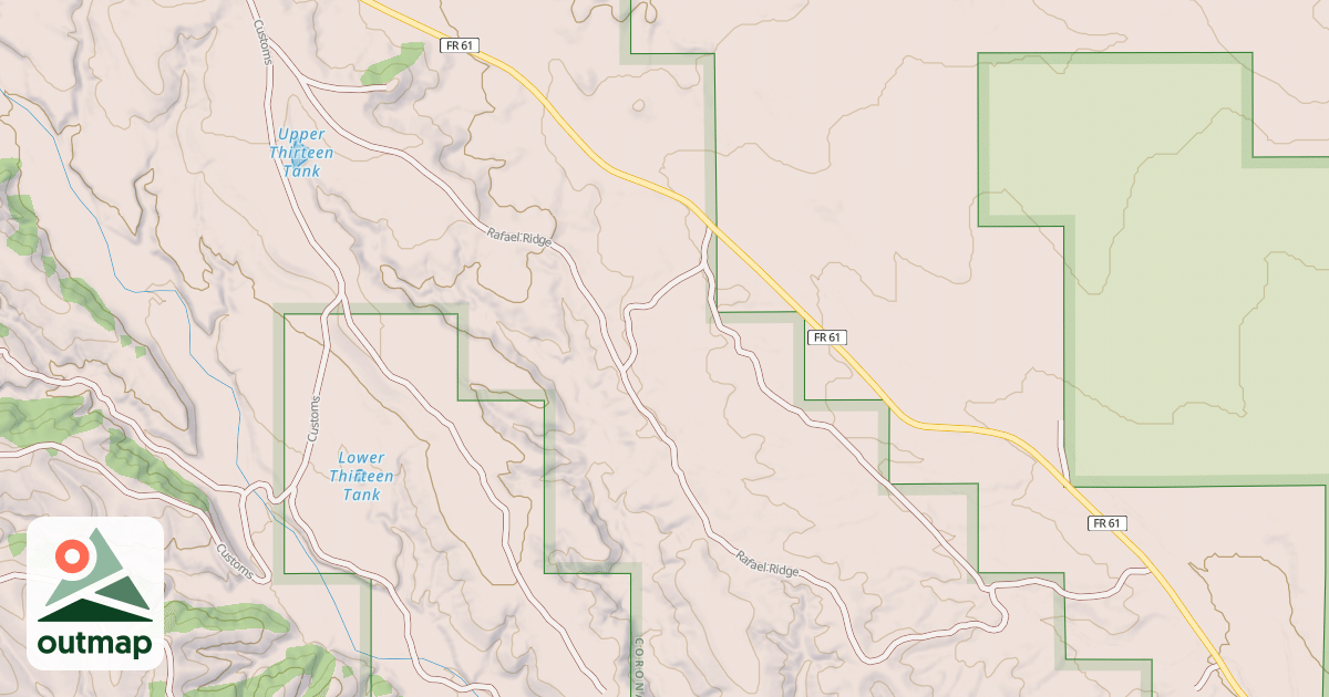 Map of RAFAEL RIDGE