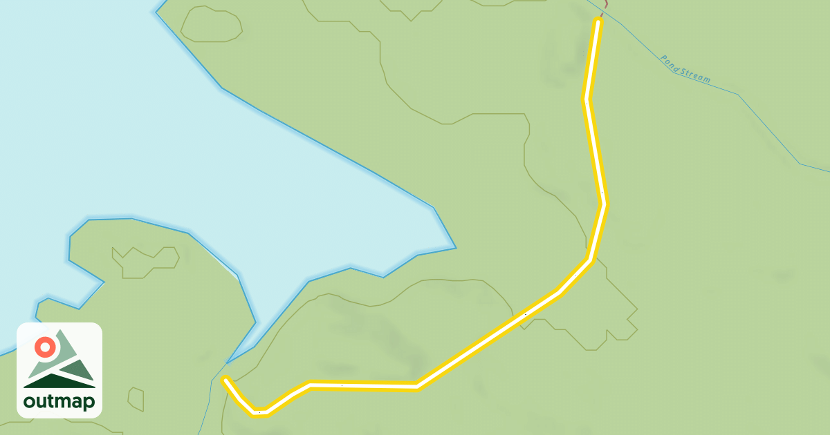 Map of Maine Hut Trail