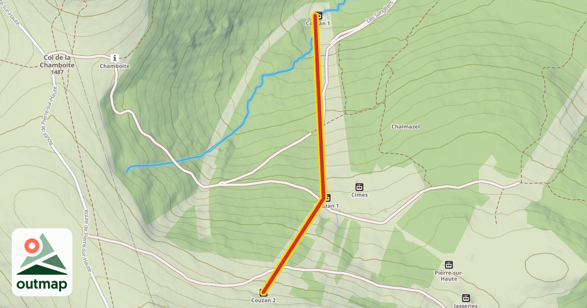 Map of Couzan 2