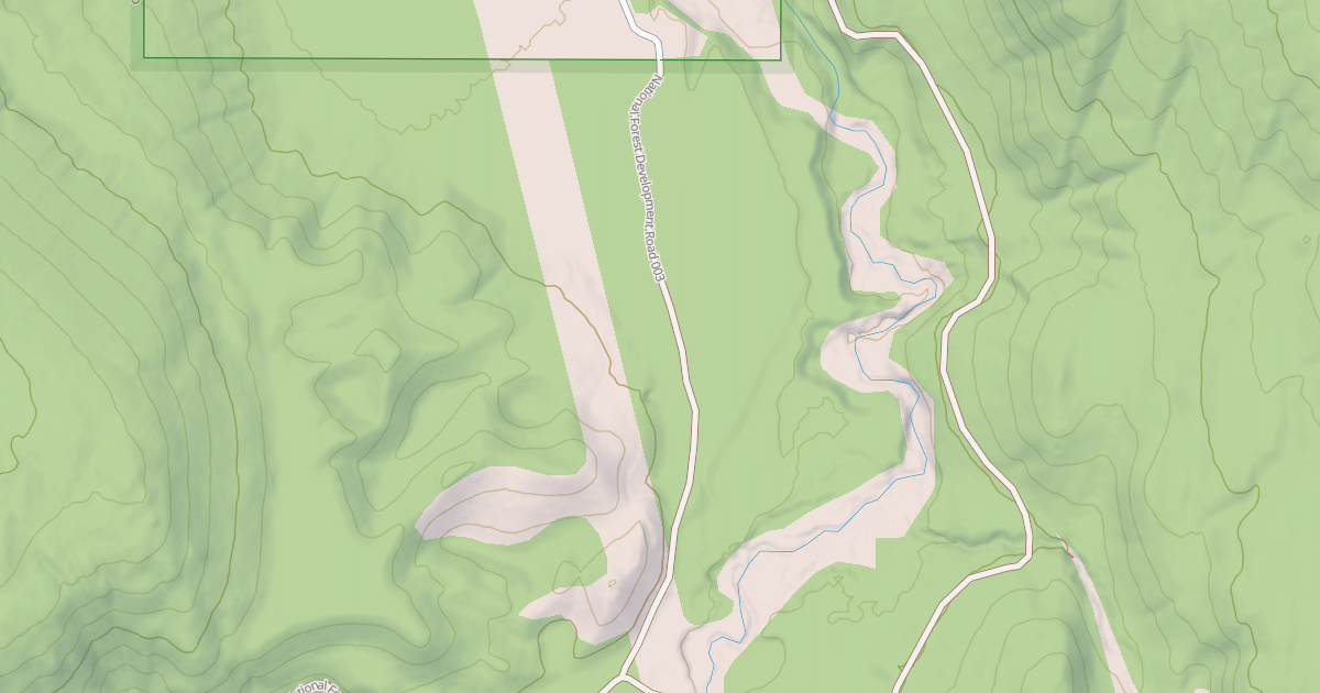 Map preview of RUBY CREEK