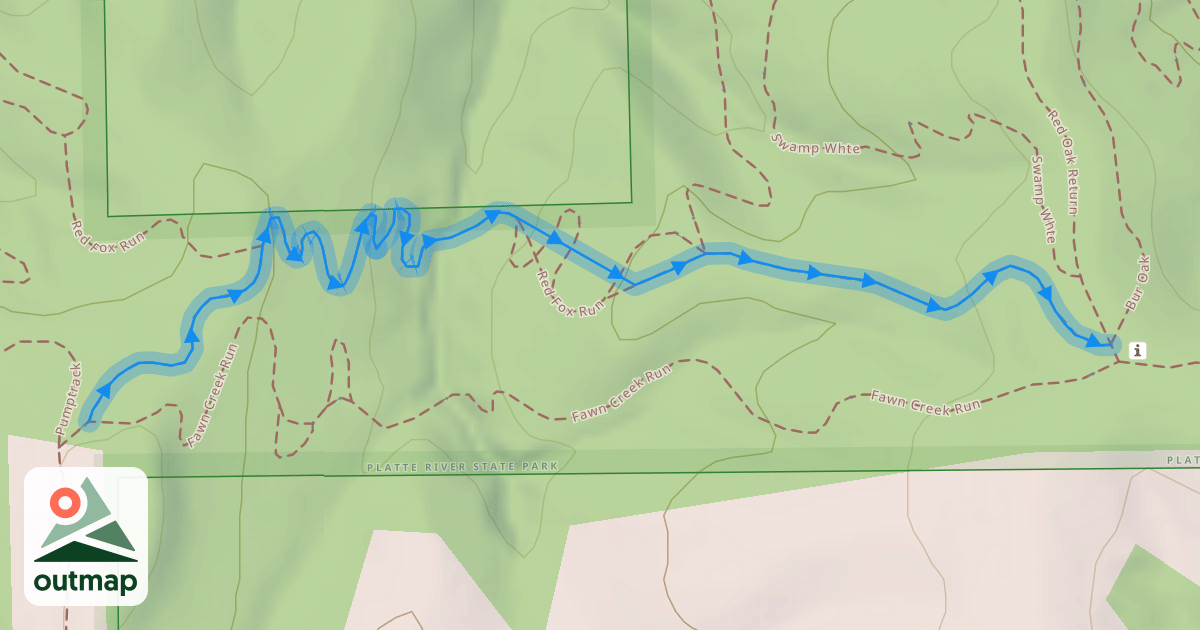 Map of Red Fox Run