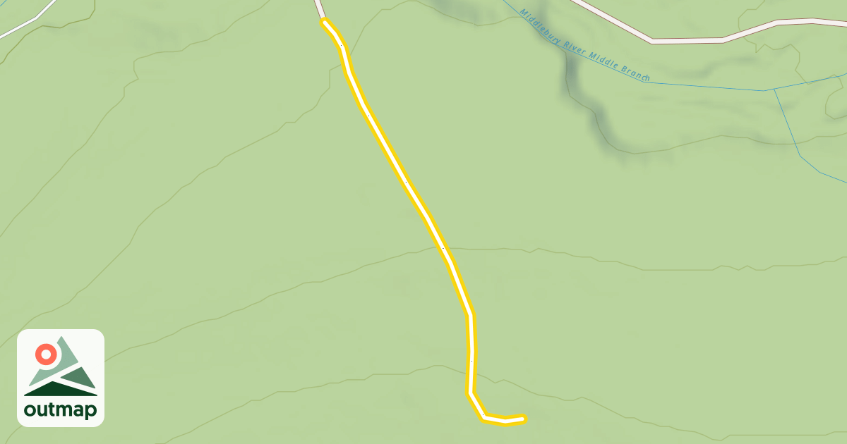 Map of Blue Bed Meadow
