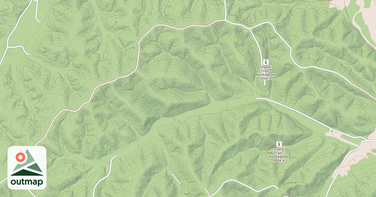 Map of IRONTON RIDGE