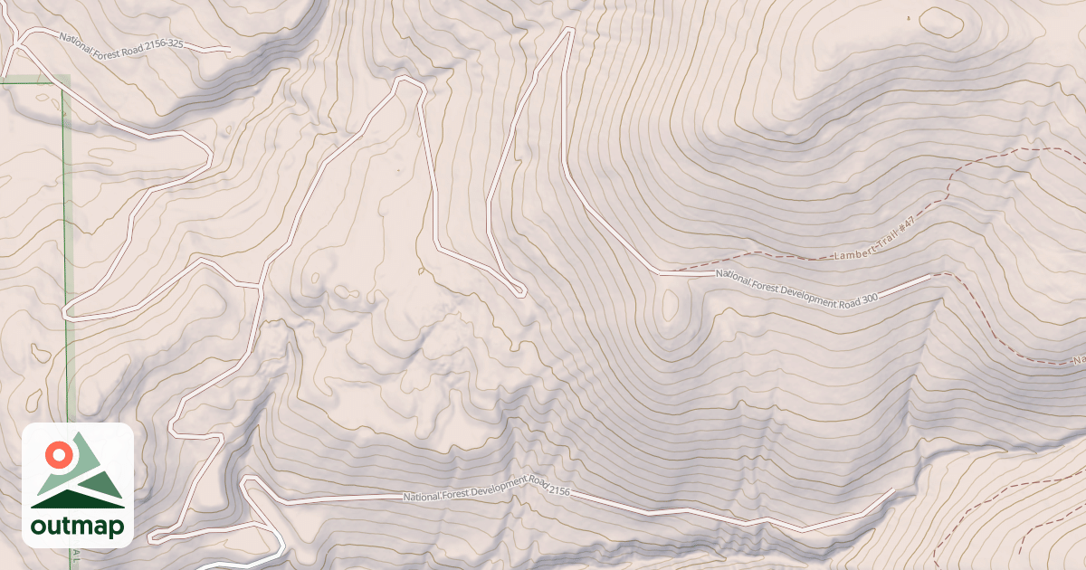 Map of USFS Motor Vehicle Use Map Roads {936038B9-2856-4D42-A52D-5A3AE955C4C5}