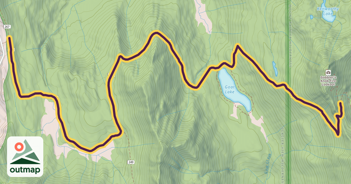 Map of Puyallup Trail #248