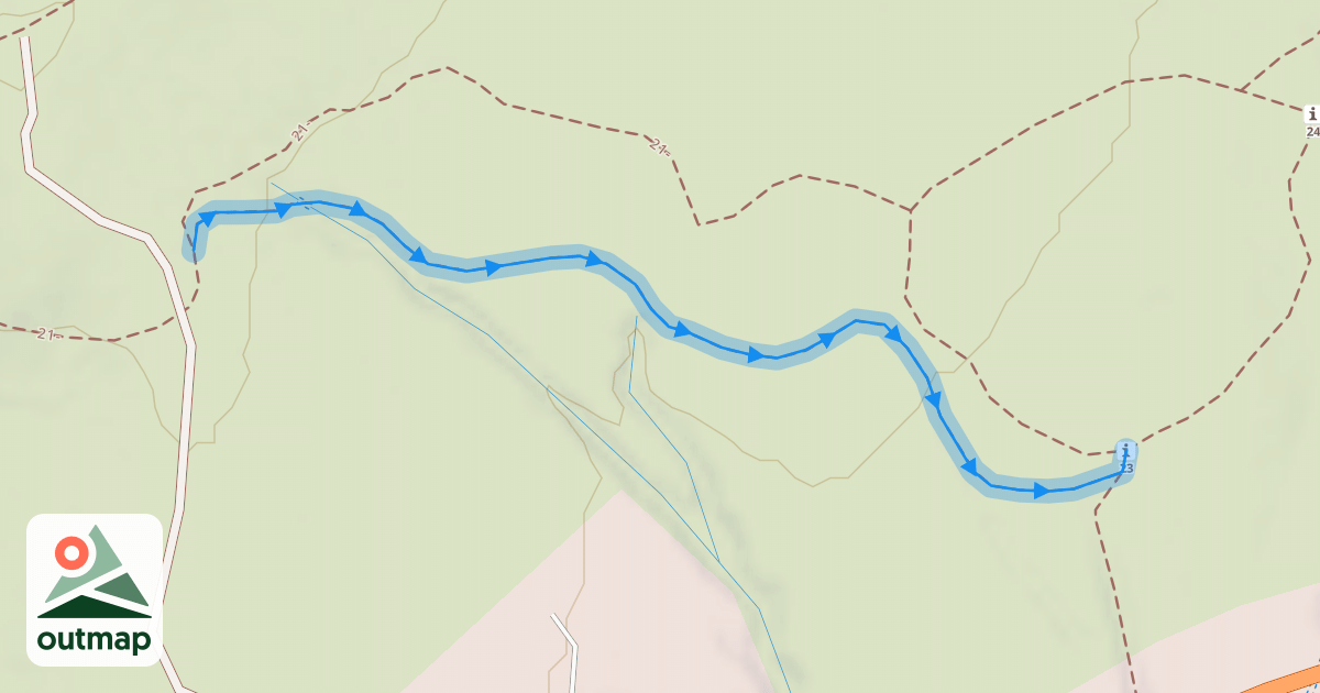 Map of Wee Whoop-Tees Trail