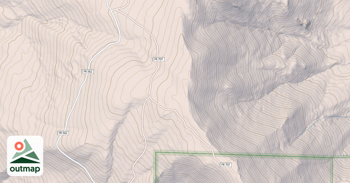 Map of GRAHAM PEAK