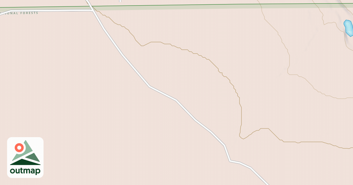 Map of USFS National Forest System Roads {4EE26AE8-2975-4765-803B-6953190F9CFF}