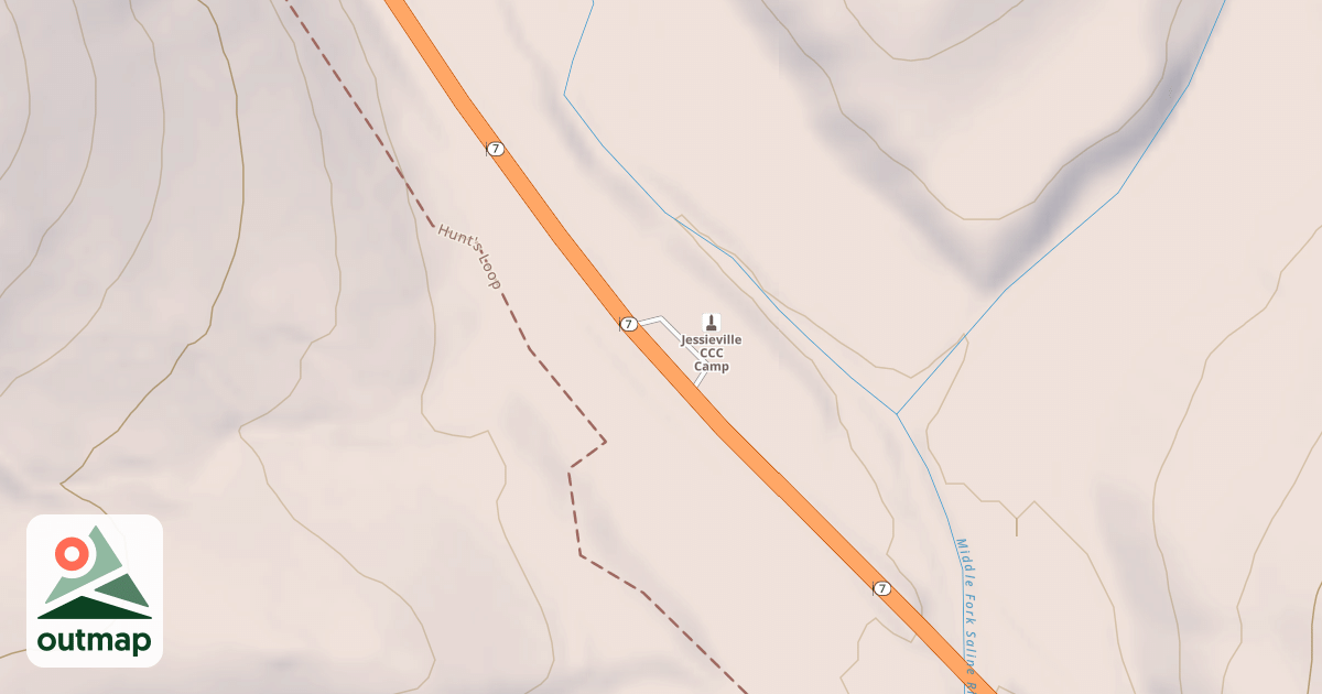 Map of JESSIEVILLE CCC