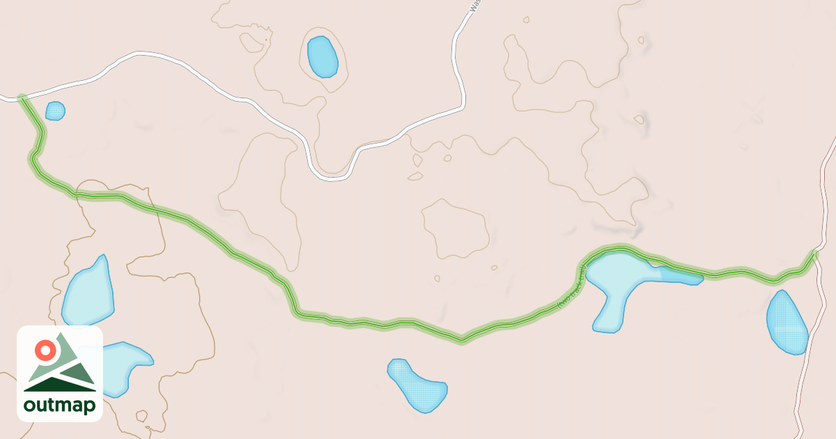 Map of (two track trail)