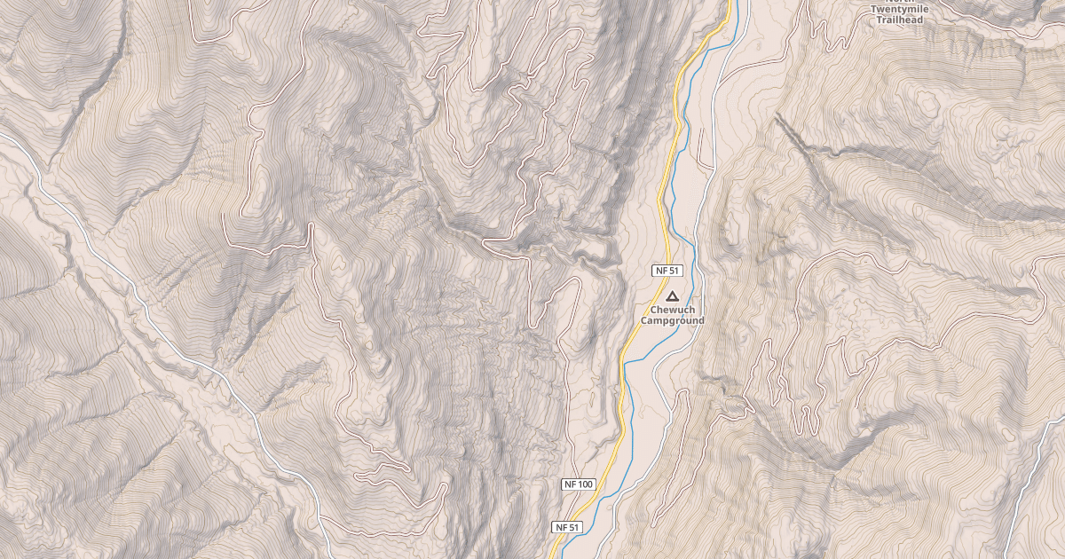 Map preview of DOE CREEK