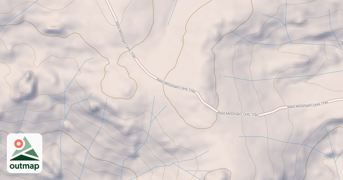 Map of BEAR ROCK