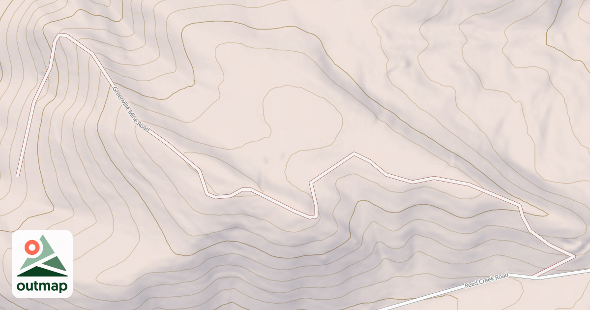 Map of GREENVILLE MINE ROAD