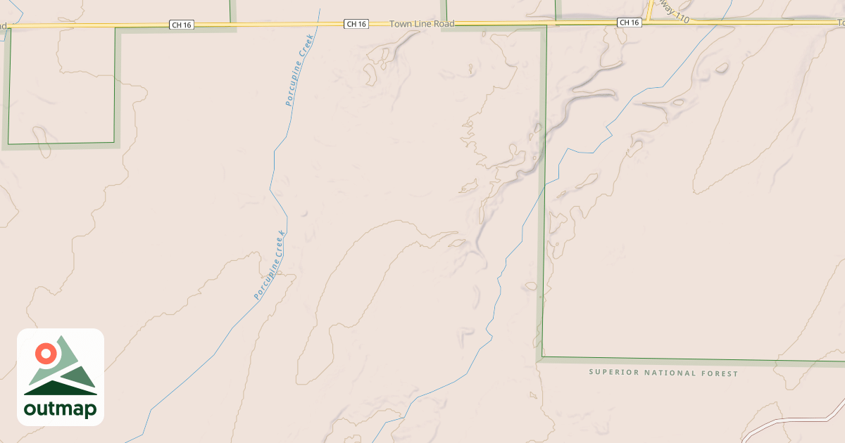 Map of FH 28 SPUR 1119