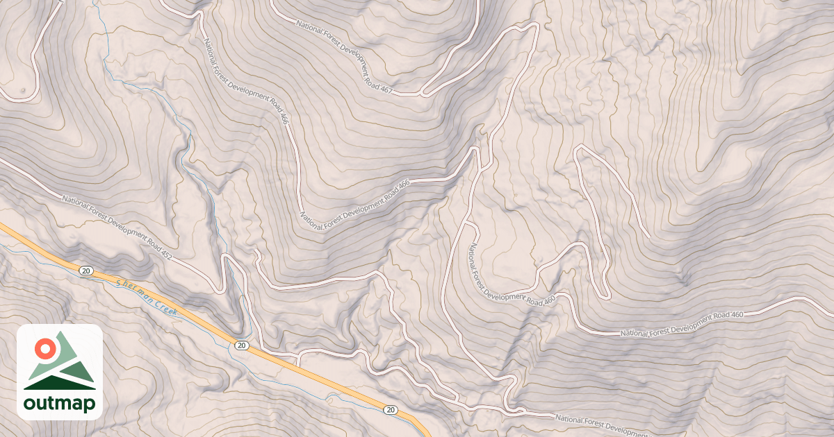 Map of GRAVES MTN