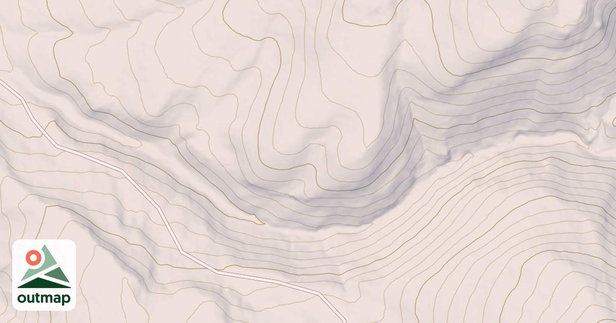 Map of Middle Fork Shoshone Cr.