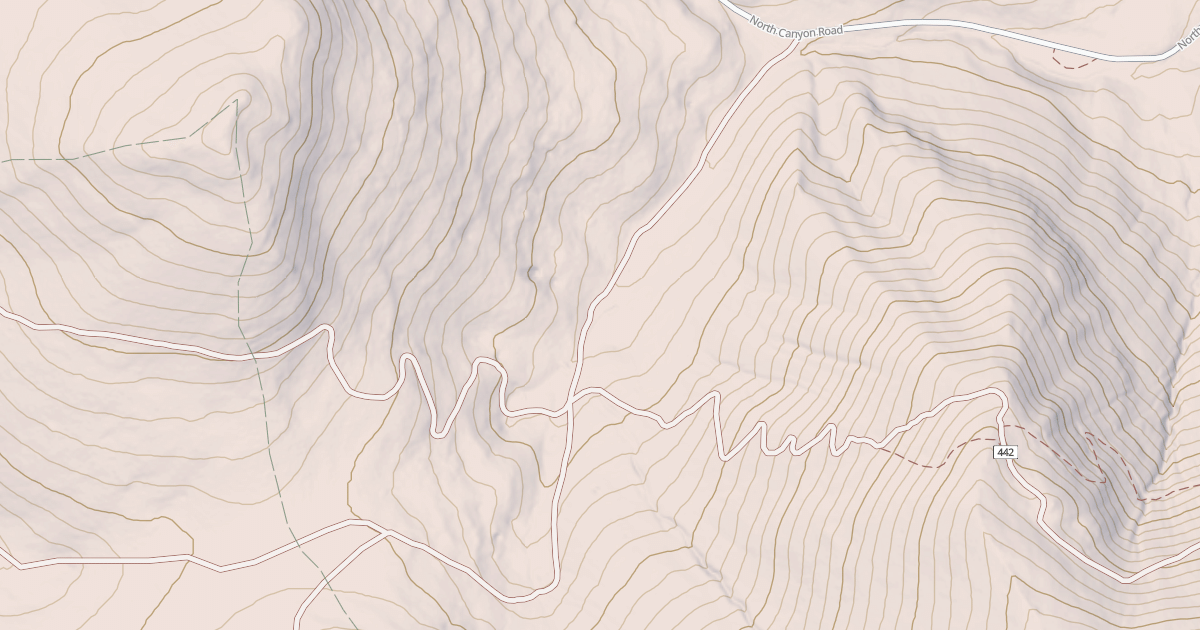 Map preview of SOUTH FORK NORTH CANYON
