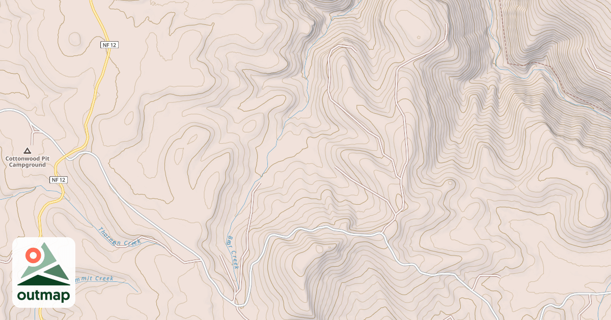 Map of USFS Motor Vehicle Use Map Roads {995FAC54-9766-4DBA-8772-776EA9A4A3D0}