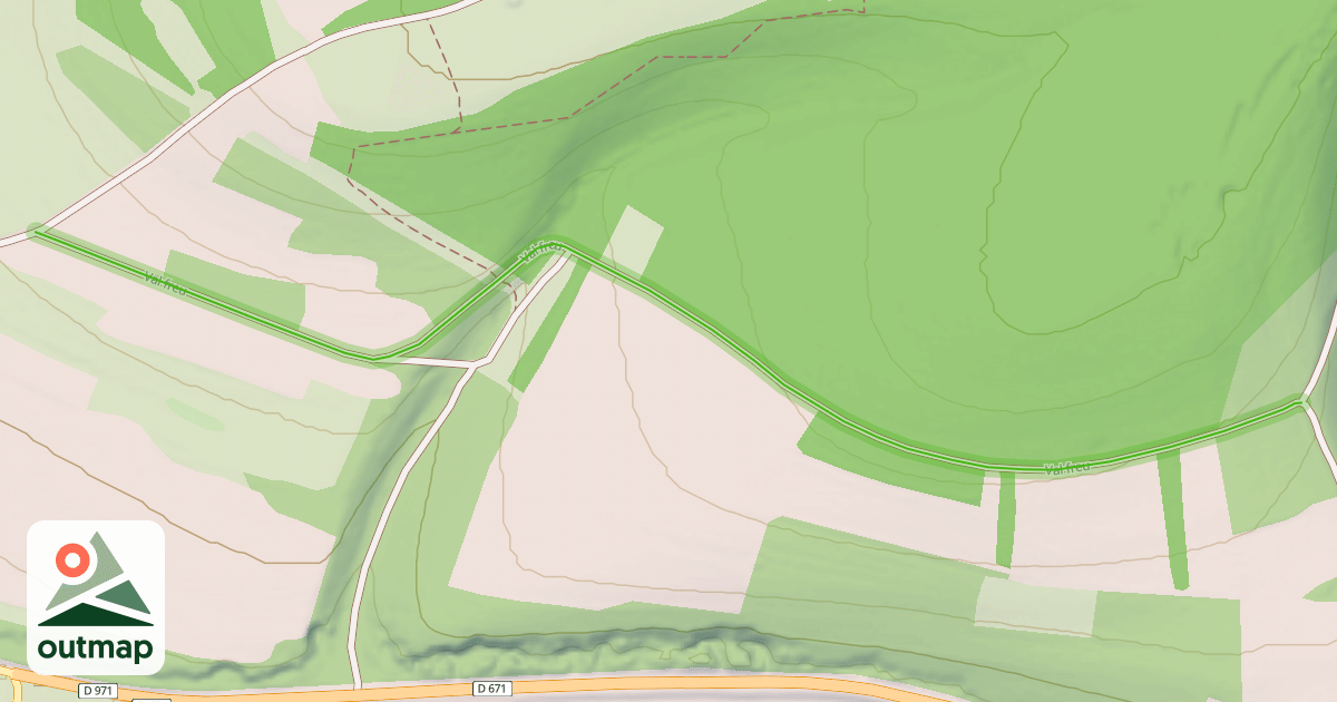 Map of Val freu
