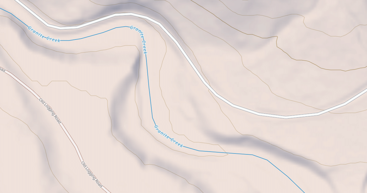 Map preview of GRANITE CR DISP REC SITE A