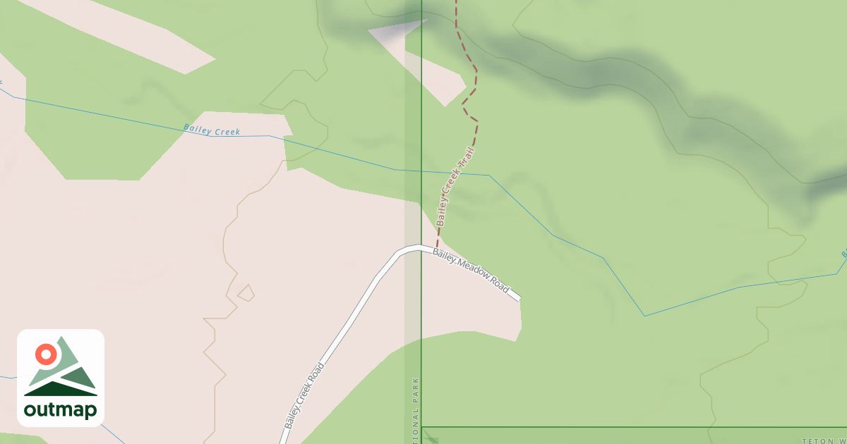 Map of BAILEY MEADOW ROAD