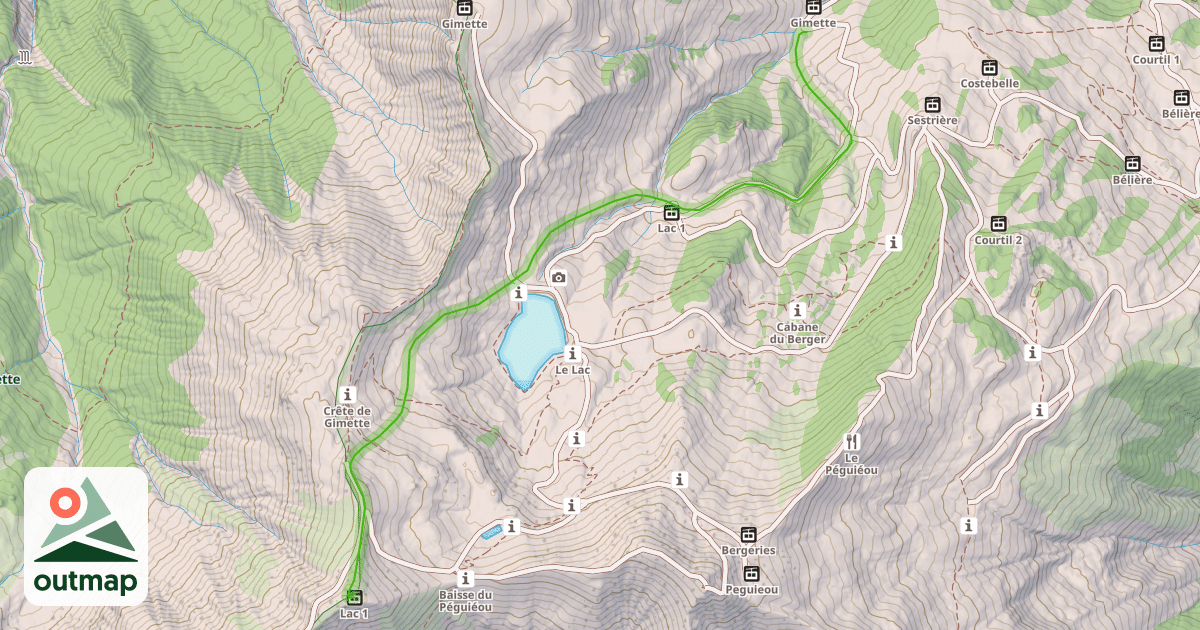 Map of Marmottes
