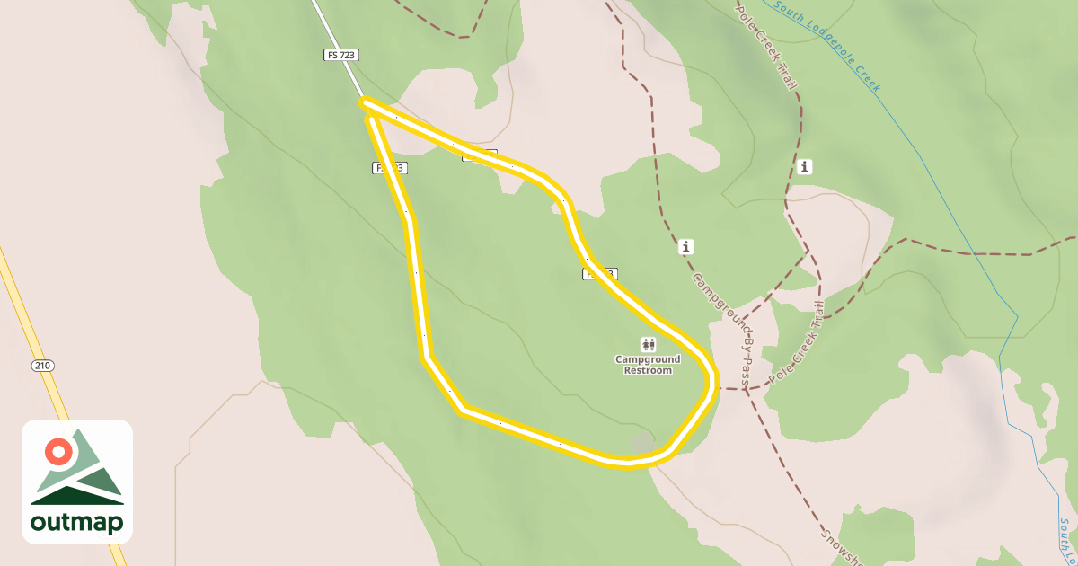 Map of Campground Loop