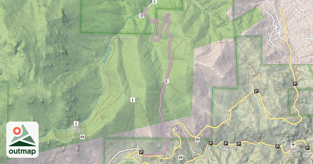 Map of High Drive