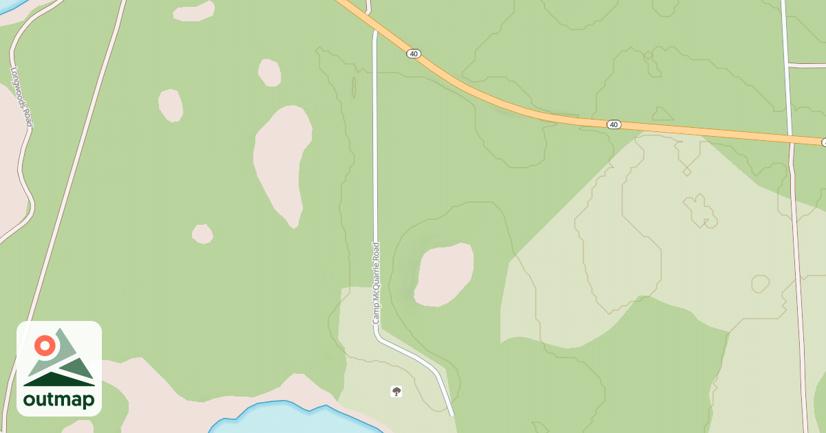 Map of OLD CAMP MCQUARRIE