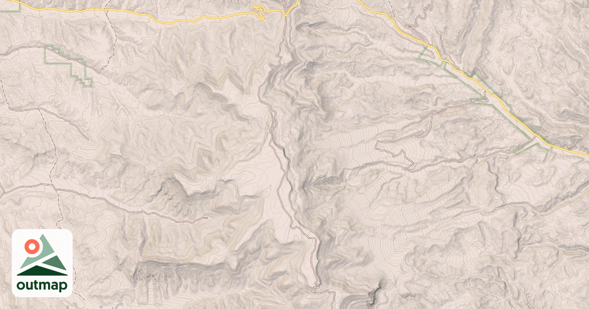 Map of BARNEY TOP