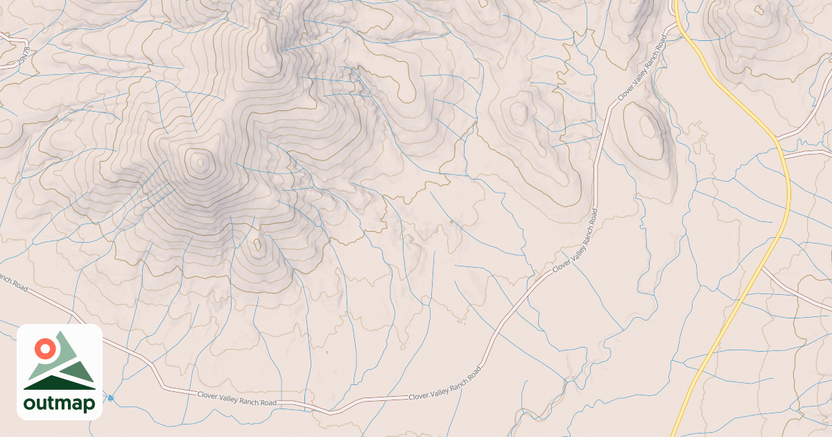 Map of CLOVER VALLEY RANCH