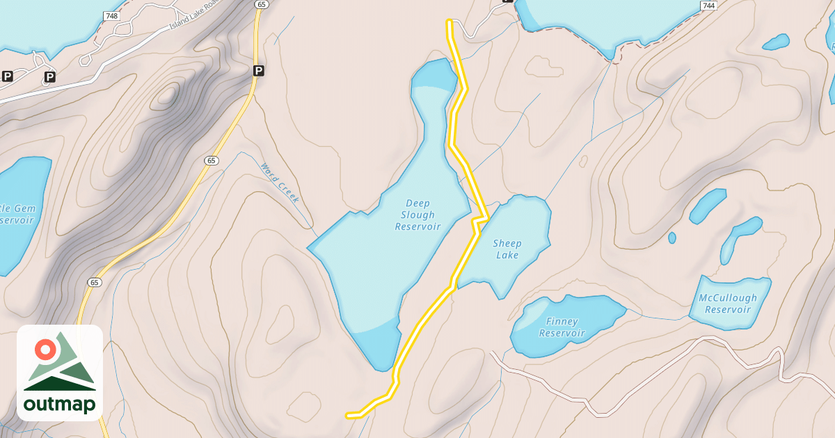 Map of East Ward