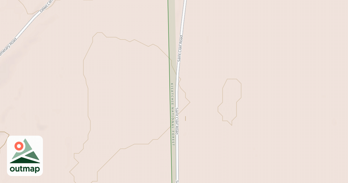 Map of USFS Motor Vehicle Use Map Roads {3F726740-B566-483E-8C6C-830189E50C14}