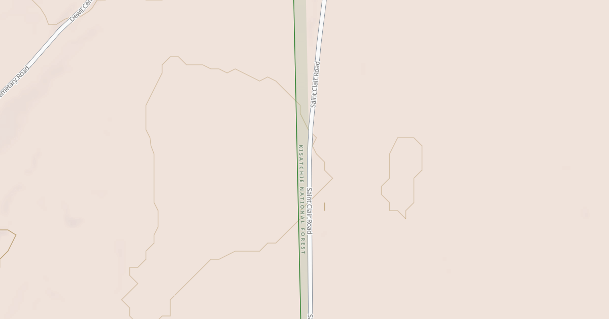 Map preview of USFS Motor Vehicle Use Map Roads {3F726740-B566-483E-8C6C-830189E50C14}