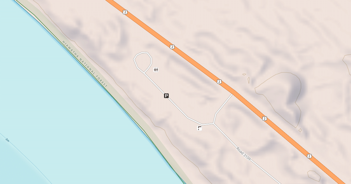 Map preview of LAKE MI CAMPGROUND SPUR A