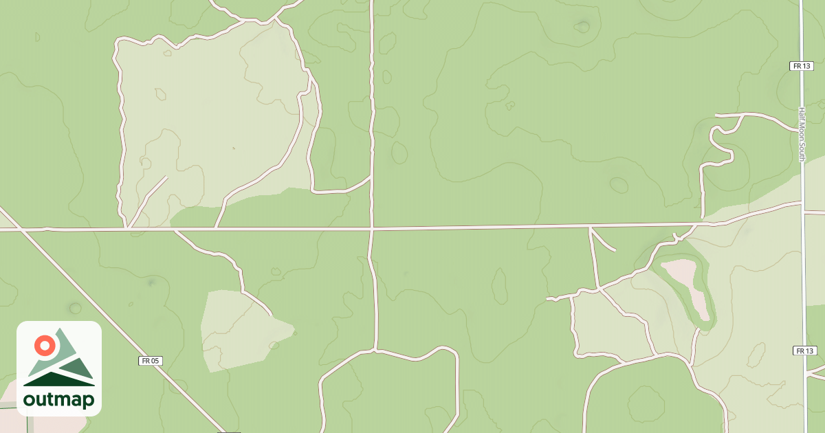 Map of USFS Motor Vehicle Use Map Roads {24787460-5025-4F14-8953-81B89944187C}