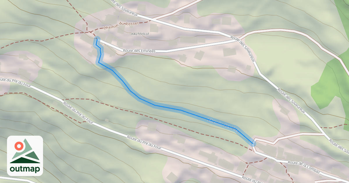 Map of Chemin des Blés