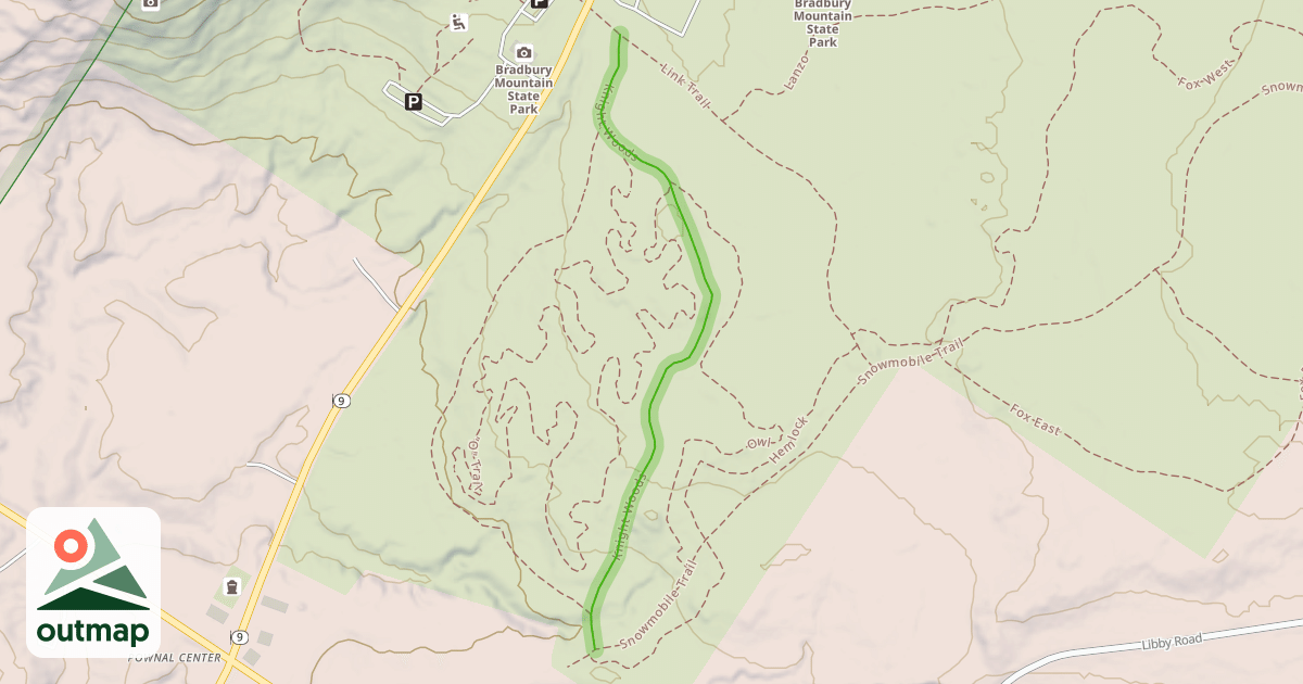 Map of Knight Woods
