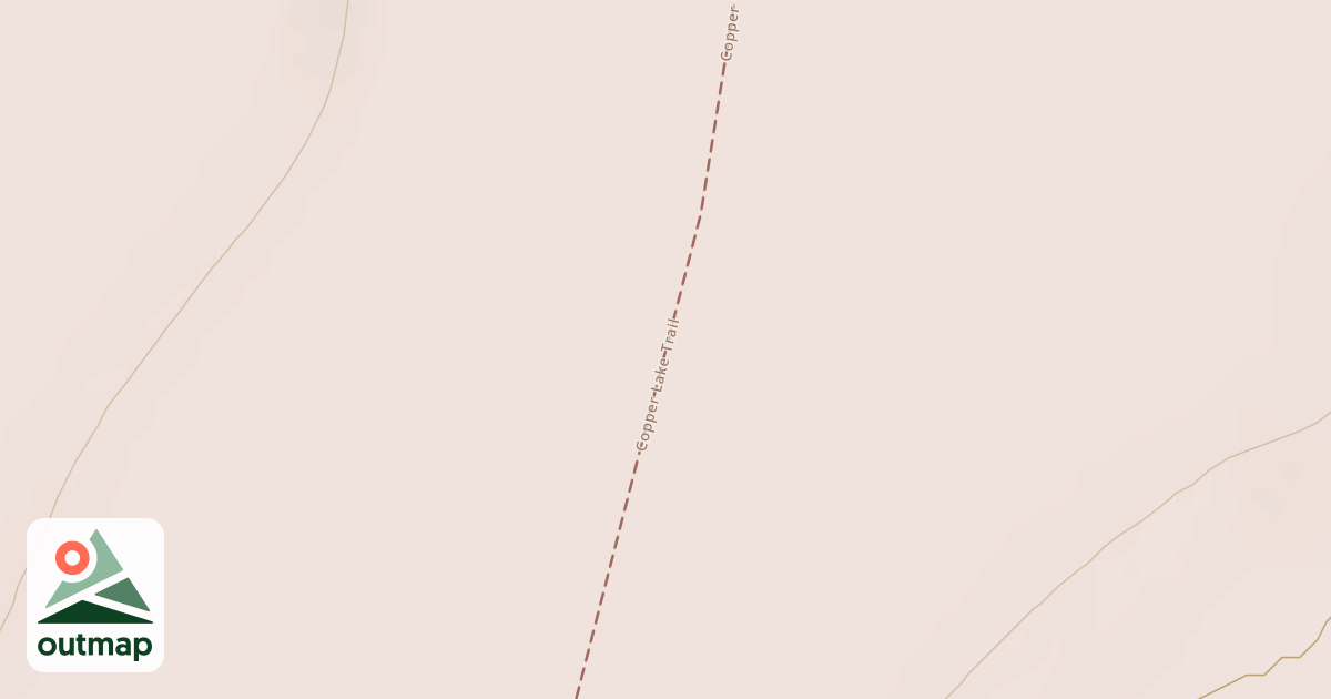 Map of Copper Lake Trail