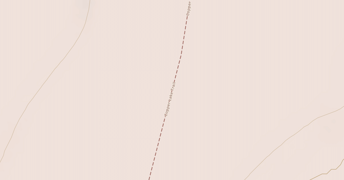 Map preview of Copper Lake Trail