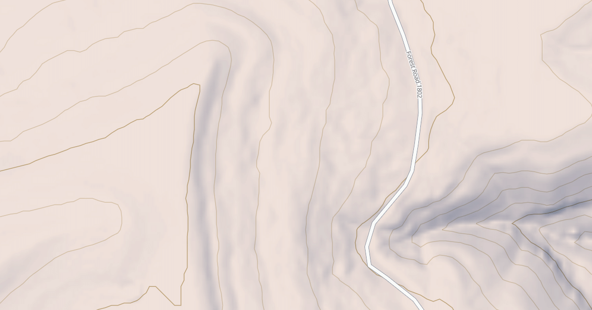 Map preview of USFS Motor Vehicle Use Map Roads {42CD97F3-BB44-46DB-8394-253641E77BBB}