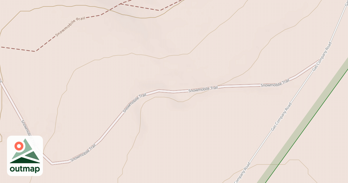 Map of Rager Mountain Division Snowmobile Trails