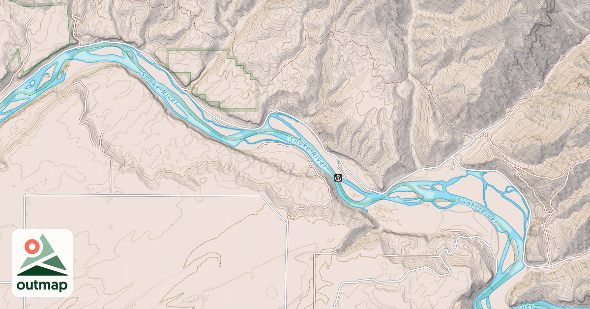 Map of SOUTH FORK SNAKE